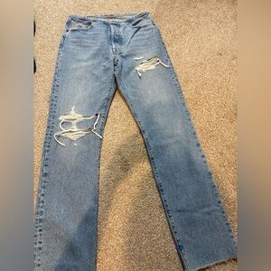 Levi's Blue Straight Leg Women's Jeans